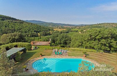 Finca en venta Arezzo, Toscana, RIF 2993 Pool mit Ausblick 