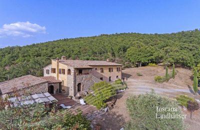 Finca en venta Sarteano, Toscana, RIF 3005 Haus und Umgebung