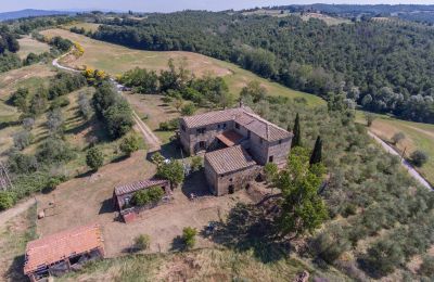 Casa de campo en venta Asciano, Toscana, RIF 2982 Anwesen und Zufahrt