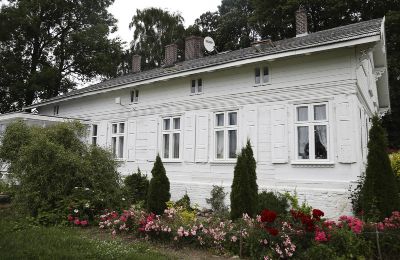 Casa señorial en venta Lichnowy, Voivodato de Pomerania, Vista posterior