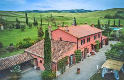 Finca en venta Castiglione d'Orcia, Toscana, RIF 3053 Blick auf Anwesen