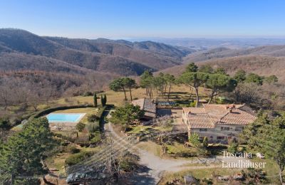 Casa de campo en venta Gaiole in Chianti, Toscana, RIF 3041 Gebäude und Pool