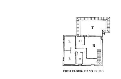 Casa de campo en venta Marciano della Chiana, Toscana, RIF 3055 Grundriss HH OG