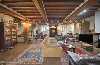 Casa de campo en venta Marciano della Chiana, Toscana, RIF 3055 Wohnbereich mit Treppe