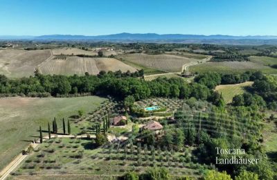 Casa de campo en venta Chianciano Terme, Toscana, RIF 3061 Vogelperspektive