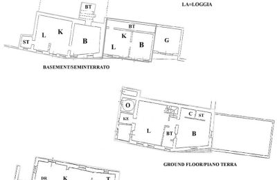 Casa de campo en venta Chianciano Terme, Toscana, RIF 3061 Grundriss HH