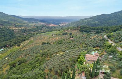 Finca en venta Loro Ciuffenna, Toscana, RIF 3098 Panoramablick