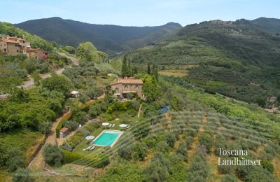 Finca en venta Loro Ciuffenna, Toscana, RIF 3098 Blick auf Rusticos