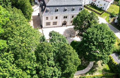 Casa señorial en venta Sędzisław, Dwór w Sędzisławiu, Voivodato de Baja Silesia, Foto De Dron