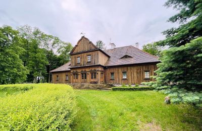 Casa señorial en venta Paplin, Dwór w Paplinie, Voivodato de Mazovia, Vista posterior