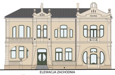 Villa histórica en venta Piotrków Trybunalski, Jarosława Dąbrowskiego 14, Voivodato de Łódź, Visualización