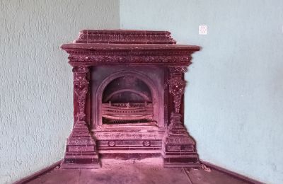 Palacio en venta Bronów, Pałac w Bronowie, Voivodato de Baja Silesia, Chimenea