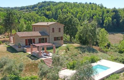 Finca en venta Montescudaio, Toscana, RIF 2185 Rustico mit Treppen zum Pool