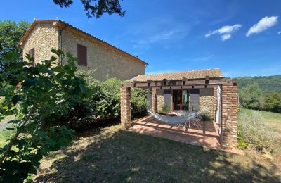 Finca en venta Montescudaio, Toscana, RIF 2185 Blick auf Terrasse