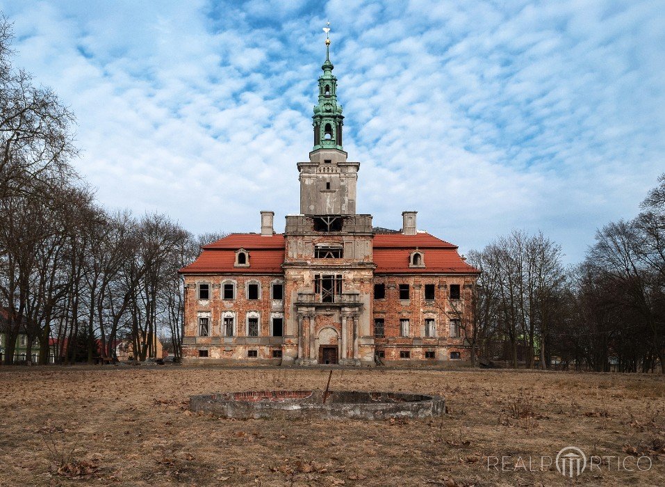 Schloss Kotzenau, Niederschlesien, Chocianów