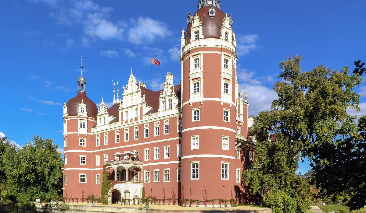 Neues Schloss Muskau, Fürst-Pückler-Park (Weltkulturerbe), Bad Muskau - Mužakow